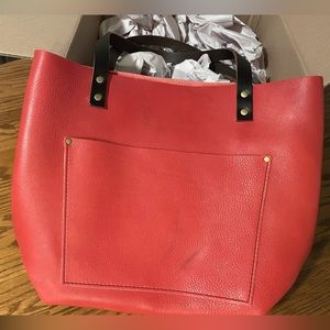 Portland Leather Goods Medium Classic Tote NWT Sugar